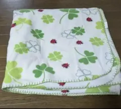 正方形 マルチカバー こたつ ソファー てんとう虫 四つ葉のクローバー フリース