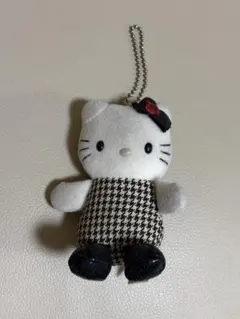 ユ*キ様 ハローキティ チェック柄キーホルダー