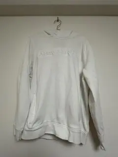 Abercrombie & Fitch ホワイトパーカー M