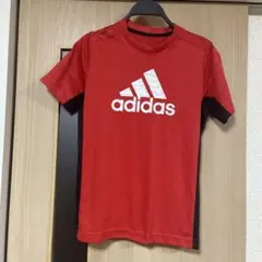 adidas レッド サッカーシャツ160