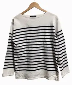 ☆SAINT JAMES NAVAL 長袖Tシャツ バスクシャツ M 白 紺