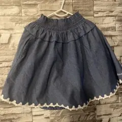 K*C様 mezzo piano デニム フリルスカート