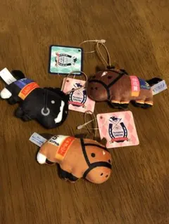 ふっくらマスコット サラブレッドコレクション 3種セット バラ売り可