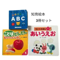 ちいくえほん1あいうえお ことばどんどん はじめてのABC 3冊セット