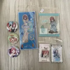 三玖 二乃 四葉 五等分の花嫁 アクスタ アクキー 缶バッジ