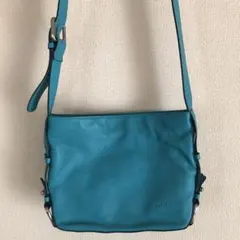 【ルポ　LUPO バルセロナ】ターコイズ ブルー　ショルダーバッグ