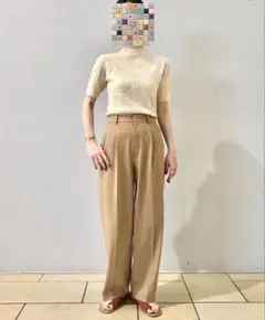 UNIQLO×Mame Kurogouchi 3Dメッシュセーター 5分袖 マメ