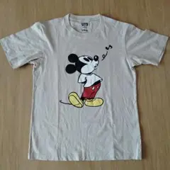 ユニクロ　ディズニー　コラボ　ミッキーマウス プリント Tシャツ