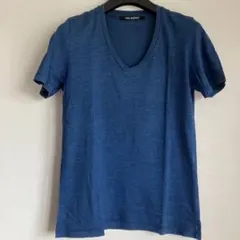 Neil Barrett ニールバレット　インディゴ染　VネックTシャツ XSのサムネイル