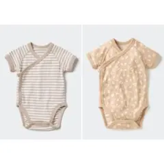 UNIQLO ベビー 半袖 ボディスーツ 2着セット｜70cm