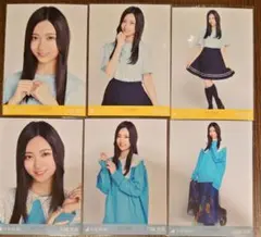 乃木坂46　久保史緒里卒業コンサートTシャツ襟付きコーデ　2種コンプ　川端晃菜