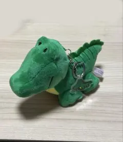 たべっ子どうぶつ　わにくん　ぬいぐるみキーリング　アクリルキーホルダー付き