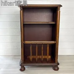 カリモク 電話台 花台 木製 レトロ家具 - メルカリ