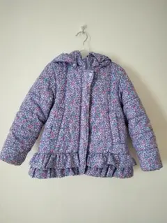 120 motherways 花柄 中綿ジャケット　フリル