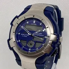 〇美品 不動品 Citizen Oxy Integra メンズ 腕時計 アナデジ