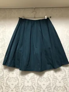 【未使用タグ付き】　FREDY フレディエミュ　フレアスカート グリーン系
