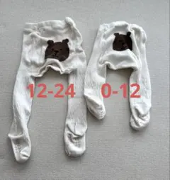 gap くま タイツ 12-24