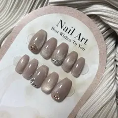 現品発送　マグネットネイル　ワンホン　ネイルチップ　韓国ネイル