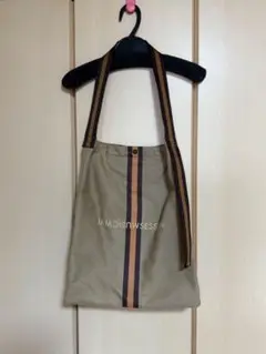 ノーブル　N.Jam オリジナルキャンバススモールバッグ　カーキ