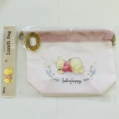 ディズニー　くまのプーさん　ランチ巾着　ランチバッグ　巾着袋　プーさん　新品