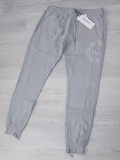 新品XXLサイズ ラインストーンロゴジップ ジョガーパンツ