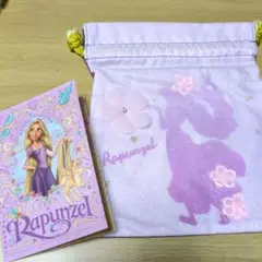 ディズニーオンクラシック　ラプンツェル 巾着　メッセージカード　セット