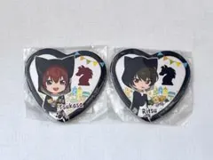 あんスタ ナンジャタウンコラボ   ハート缶バッジ   朔間凛月   朱桜司