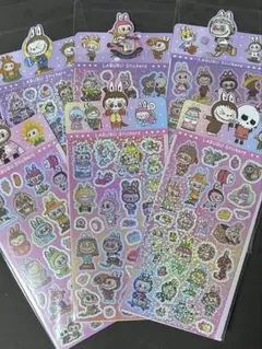 【新品・未開封】ラブブキラキラシール６枚組