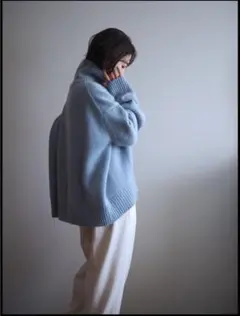 カシミヤ タートルネック