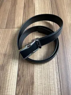 黒 レザーベルト 約100cm メタルバックルのサムネイル