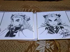 鬼滅の刃　複製ミニ色紙【壱】