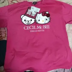 新品 CECIL McBEE ハローキティ 半袖Tシャツ Lサイズ