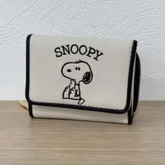 SNOOPY 三つ折り財布 BOOK minimal wallet
