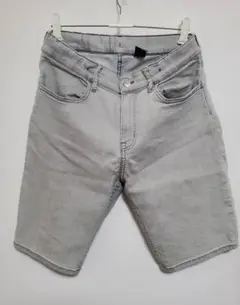 〈160〉エイチアンドエム　デニムパンツ　ハーフ