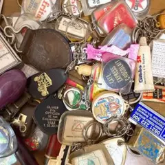P641 50個 キーホルダー 古雑貨 世田谷ベース ガレージ 昭和レトロ