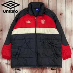 11M368◯ 90s UMBRO マンU 中綿 ベンチコート アウター L