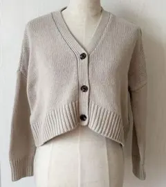 GAP KIDSギャップ 140 Lサイズ 丈短めカーディガン肩落ち