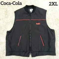 975【美品】90s USA製 コカコーラ ワークベスト 2XL シンサレート