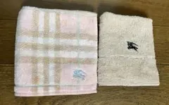 Burberry タオルハンカチ 2枚セット