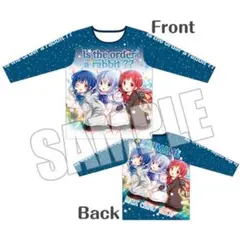 ご注文はうさぎですか？　フルグラフィック長袖Tシャツ　うさ耳パーカー　チマメ隊