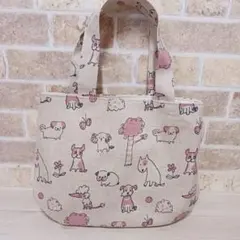 ハンドメイド•トートバッグ•手提げバッグ•わんちゃん•犬柄