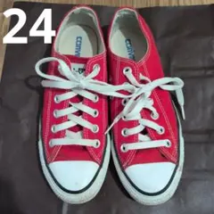 CONVERSE ALL STAR ローカット レッド　24のサムネイル