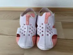 Nike キッズサンダル 15cmホワイト/ピンク