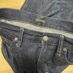 ワイドストレートジーンズ　丈長め　ユニクロ