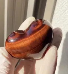 レッドタイガーアイ虎目石超希少　天然石原石　金運　仕事運ハート形　パワーストーン