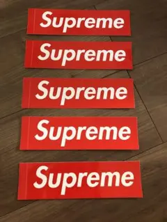 最安値　Supreme ステッカー5枚セット　シュプリーム