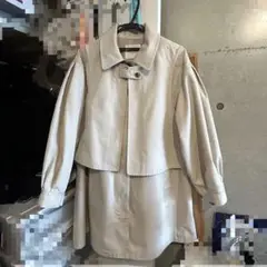 FREAK'S STOREベージュ ショート丈 トレンチコート