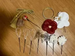 ハンドメイド 和装 ヘアアクセサリー セット