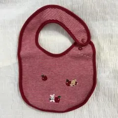 ファミリア　スタイ　赤　ボーダー