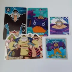 ワンピース フランキー カード シール 5枚セット
